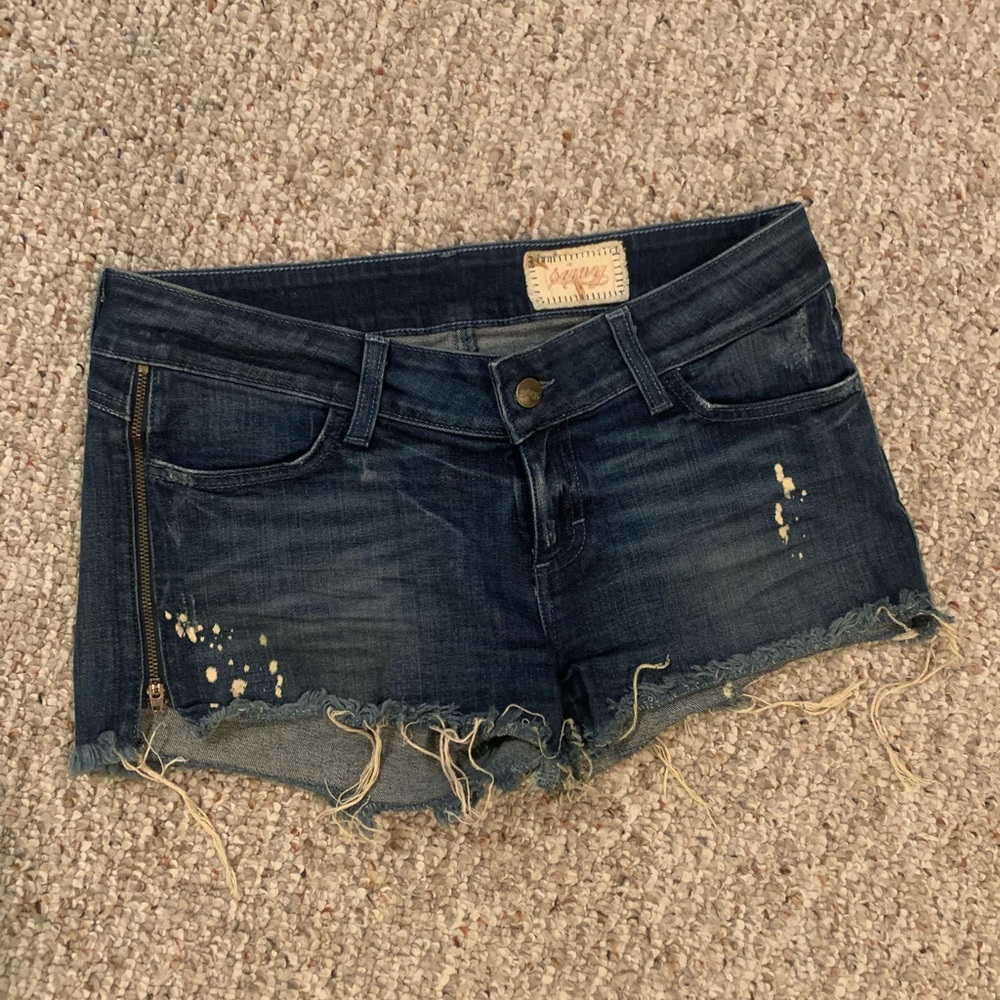 Siwy Alexa Zipper Jean Shorts